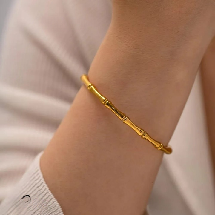 Bamboo Trending Korean Bangle - Jewelry Product Designed For Wrist Wear
