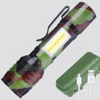 Portable LED Flashlight with Protective Case
