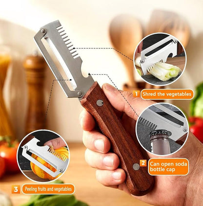 3 In 1 Multi Functional Vegetable Peeler Knife - Kitchen Accessory Designed