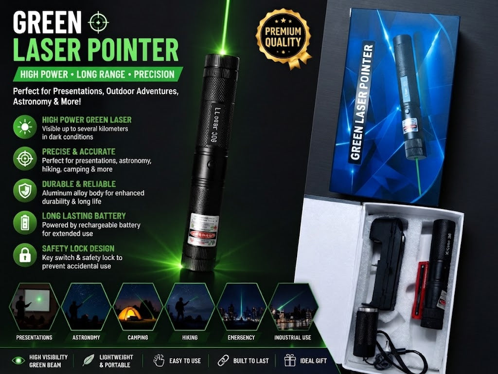 High-Power Green Laser Pointer