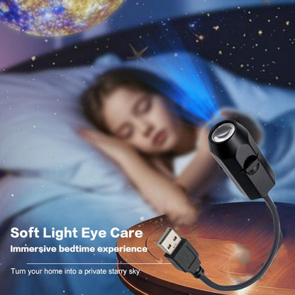 USB Flexible Moon &amp; Earth Projection Light with 6 lenses