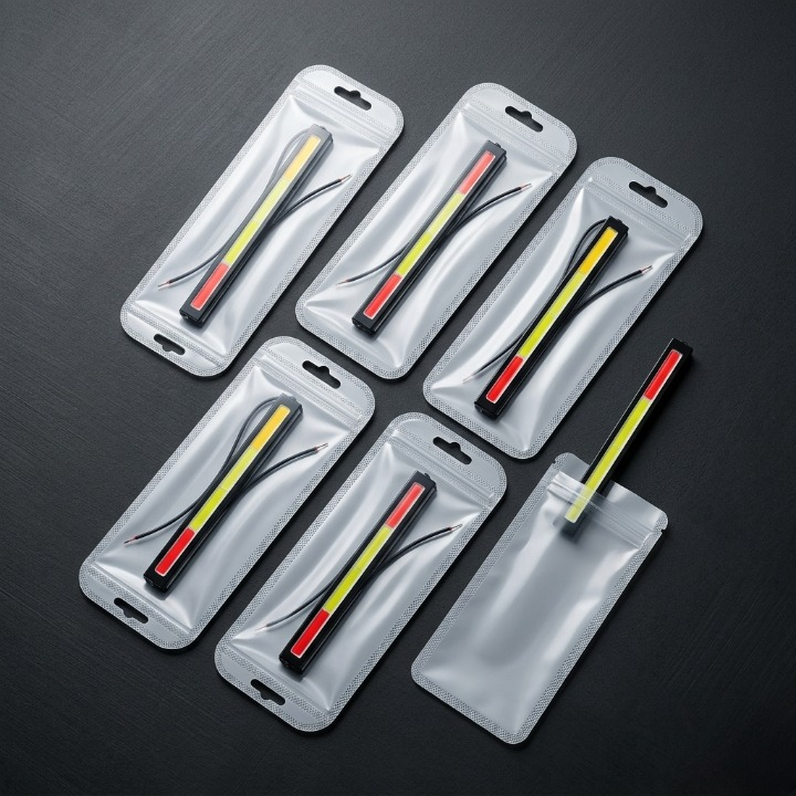 Universal Multi-Color COB LED DRL Strip Lights