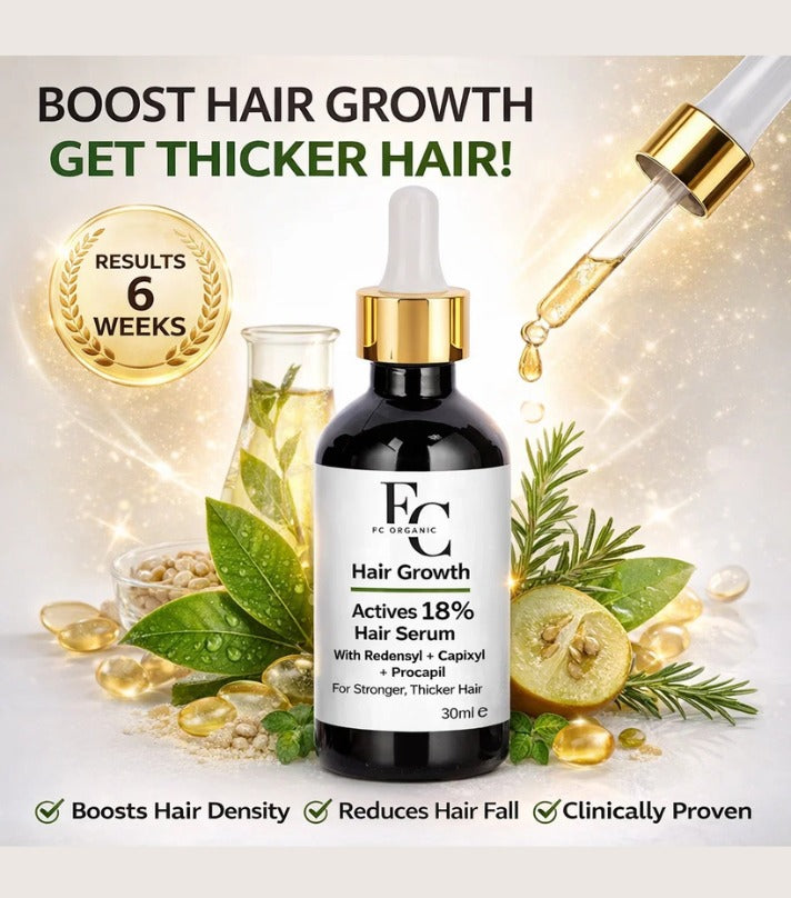 Herbal Hair Growth Serum 30ml | Rosemary &amp; Onion Wate