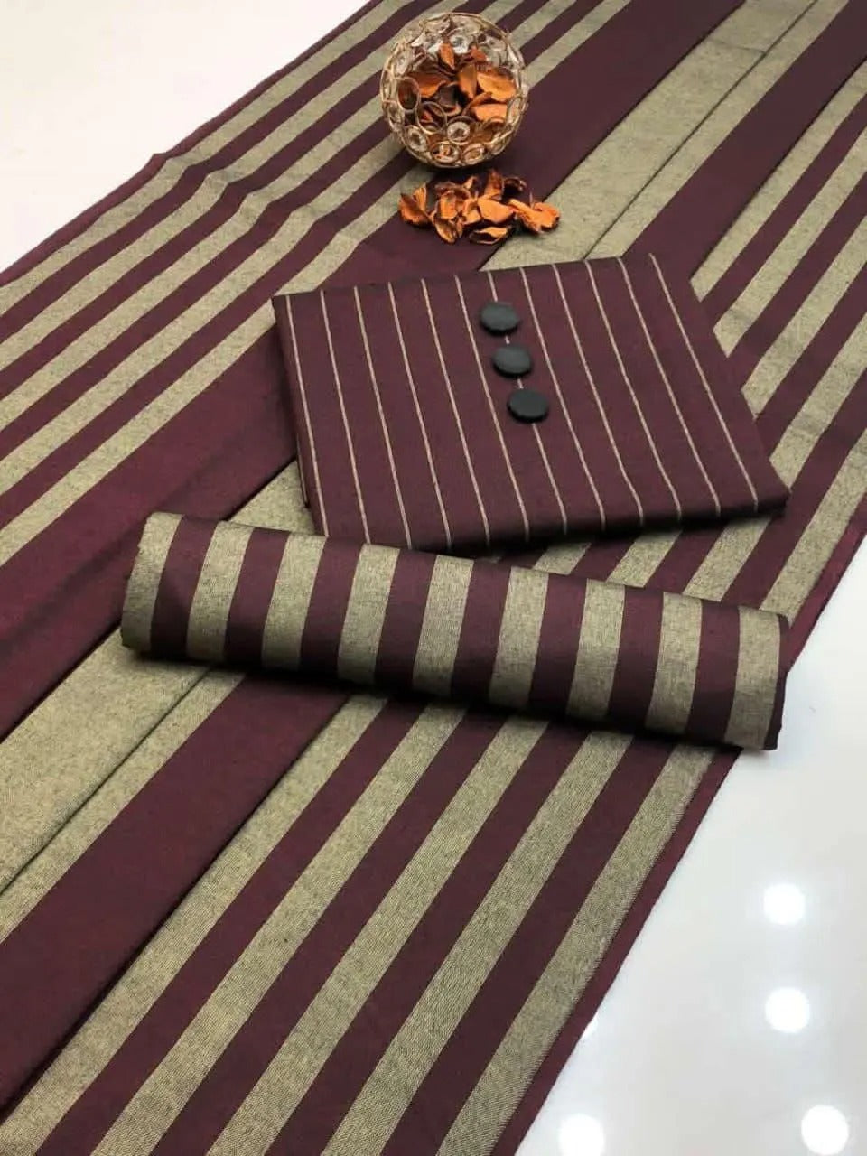 3-Piece Suit Unstitched Sussi Marina - Apparel Accessory Designed For Fashion