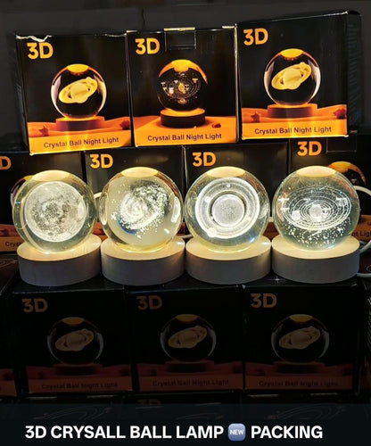 LED Galaxy Crystal Ball Lamp