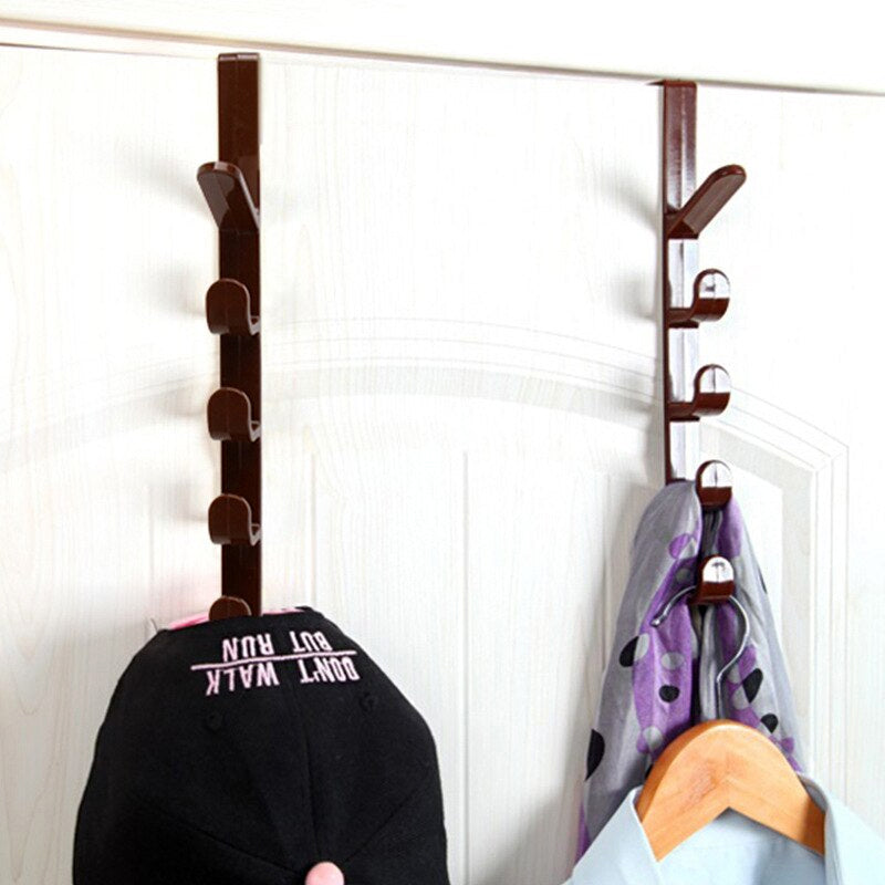 5 Level Over Door Hook for Hanging Coat Hangers