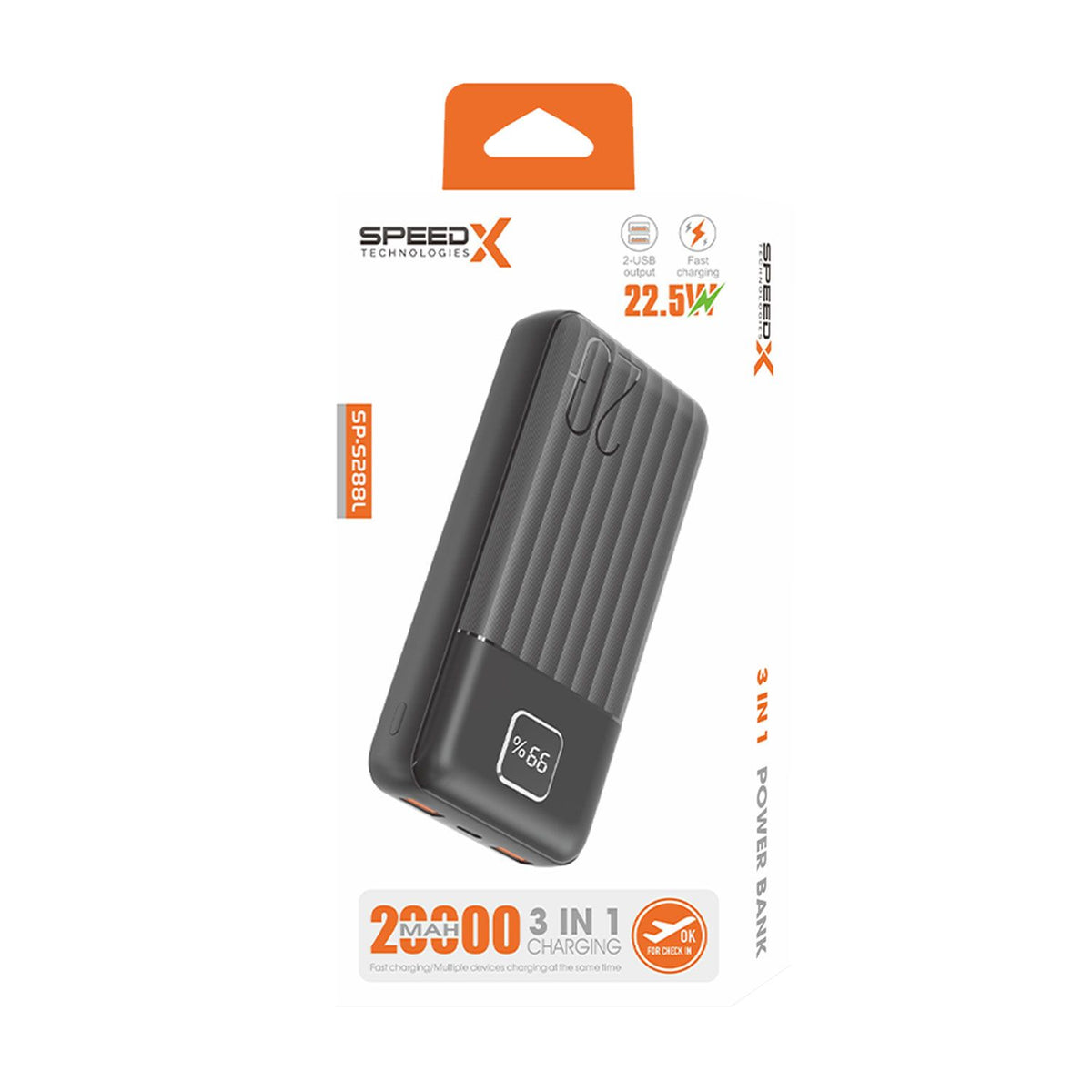 3in1 20000mAh Fast Charging Power Bank -