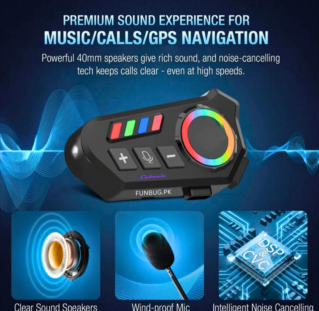 Motorcycle Helmet Bluetooth Headset