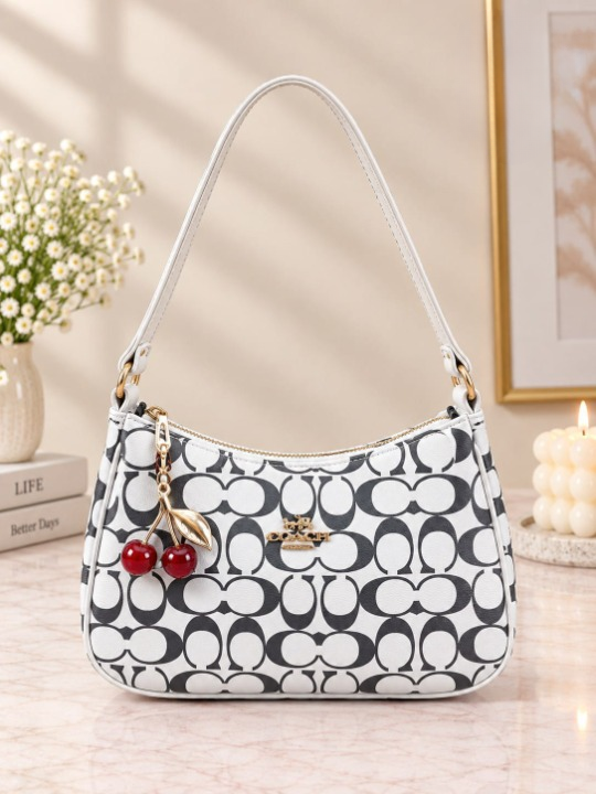 Coach Cherry Curved Shoulder Bag