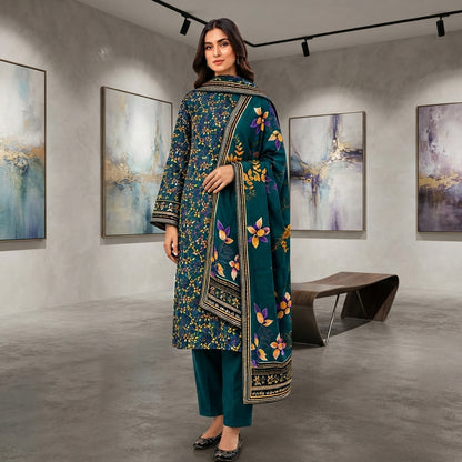 SAPPHIRE - 3 Pcs Printed Lawn Suit - Apparel Accessory Designed For Fashion Styling
