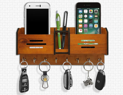 Multipurpose Design Wooden Key Holder I  Home Decoration Items I Wall