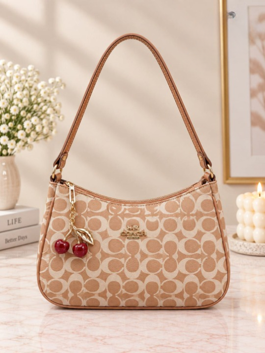 Coach Cherry Curved Shoulder Bag