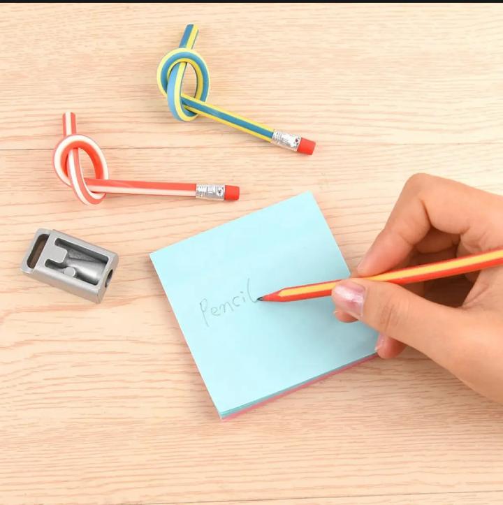 Bendy Flexible Soft Pencil With Eraser For Kids