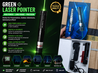 High-Power Green Laser Pointer