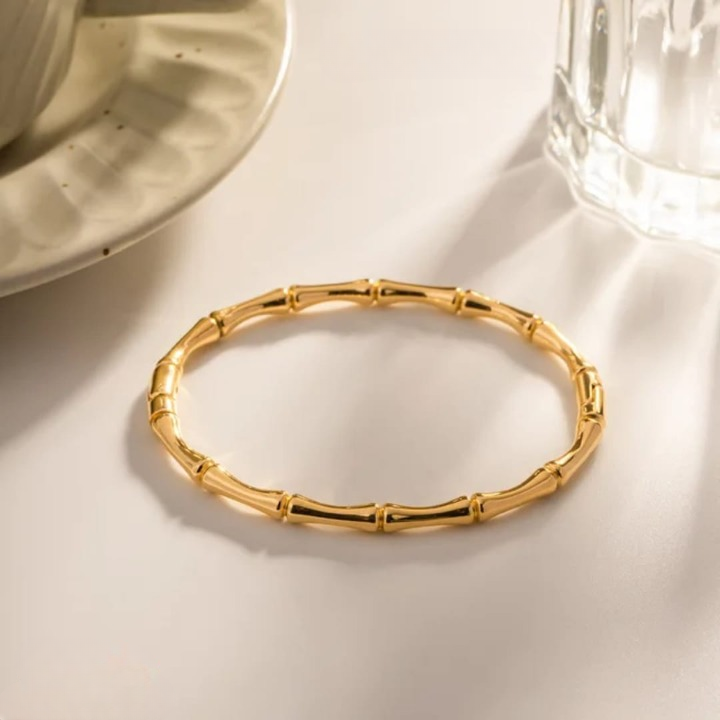 Bamboo Trending Korean Bangle - Jewelry Product Designed For Wrist Wear