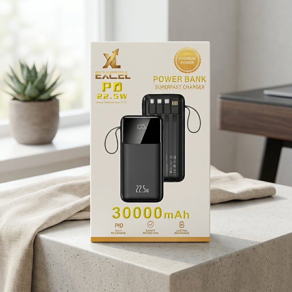 Premium 30000mAh Lithium Battery Power Bank