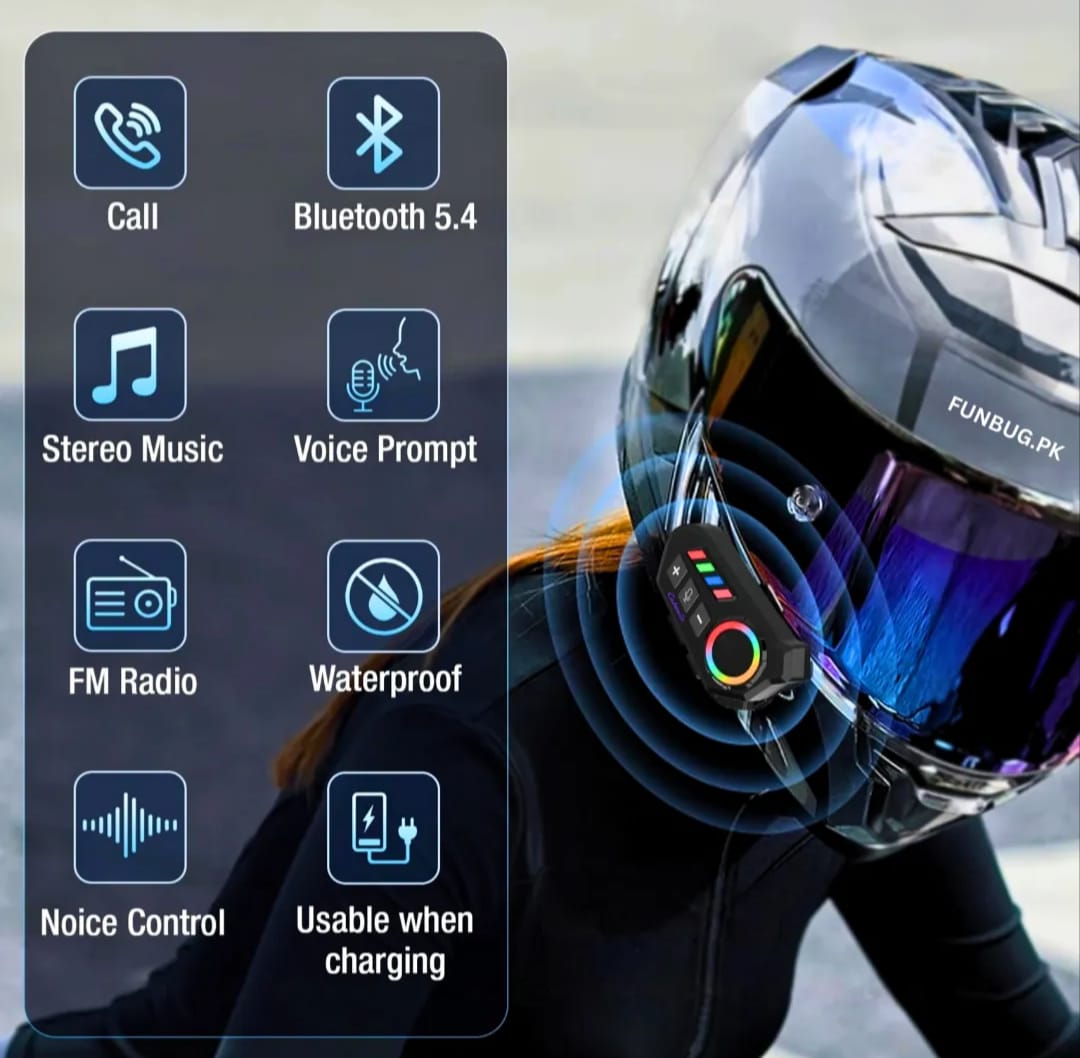 Motorcycle Helmet Bluetooth Headset