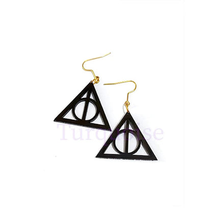 Harry Potter Logo Sign- Light Weight Earrings