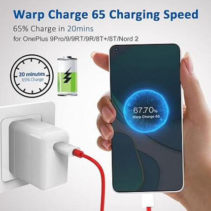 65w Original Oneplus Super Fast Warp Charge