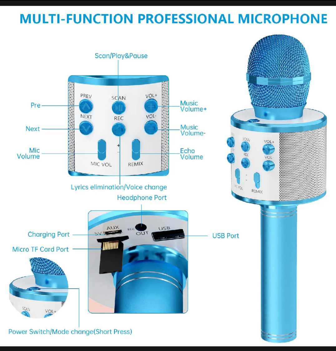 Wireless Kids Microphone-