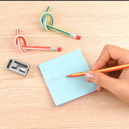 Bendy Flexible Soft Pencil With Eraser For Kids