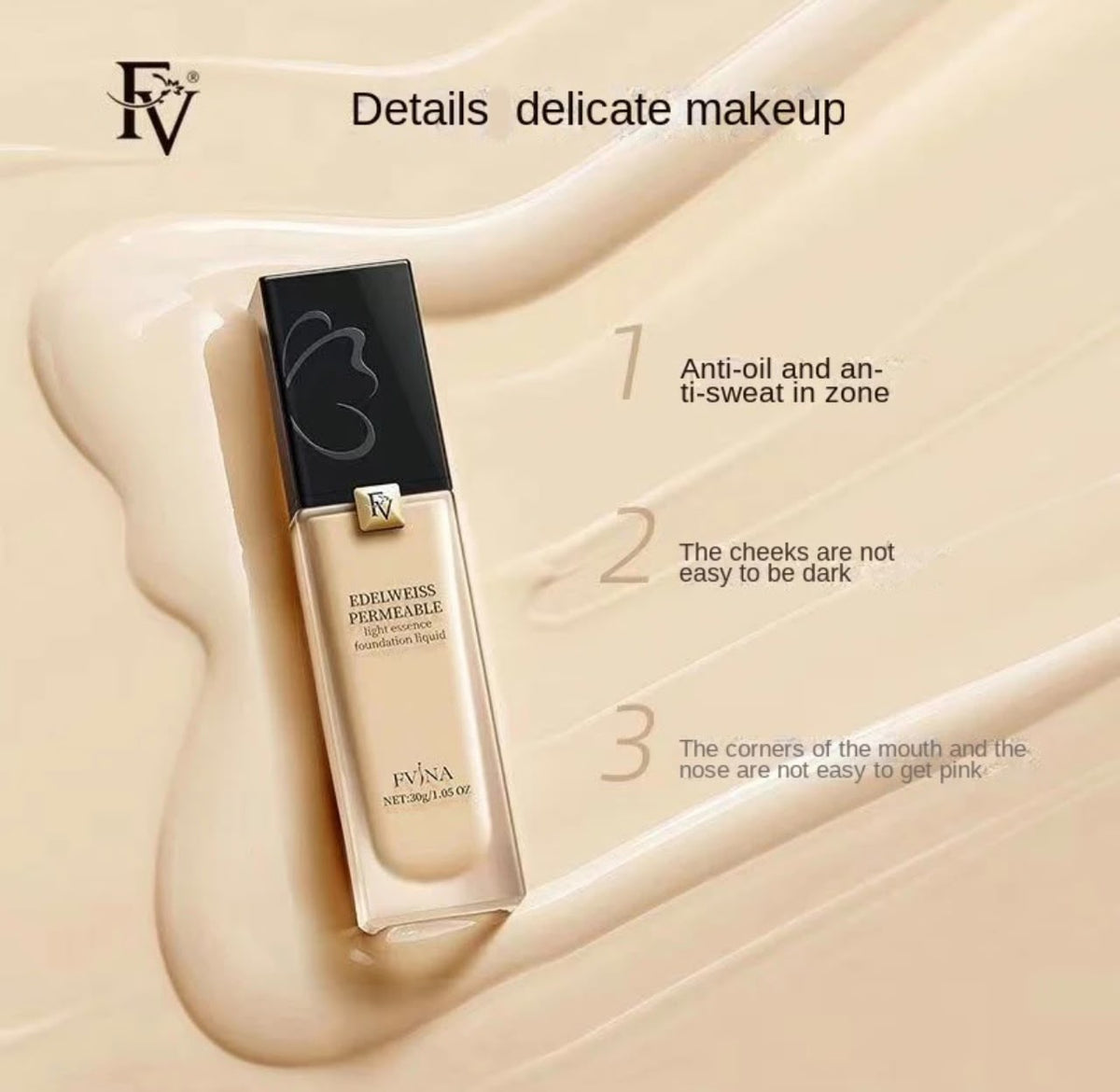 1 PCs FV Light Essence Foundation Liquid