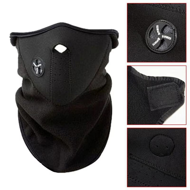 Half Face Bike Mask – Windproof &amp; Dustproof Cycling Face Shield