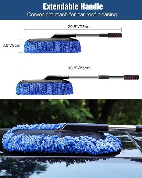 Microfiber Car Duster with Extendable Handle