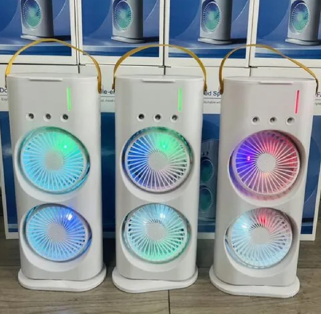 Double-Ended Spray Water Mist Fan