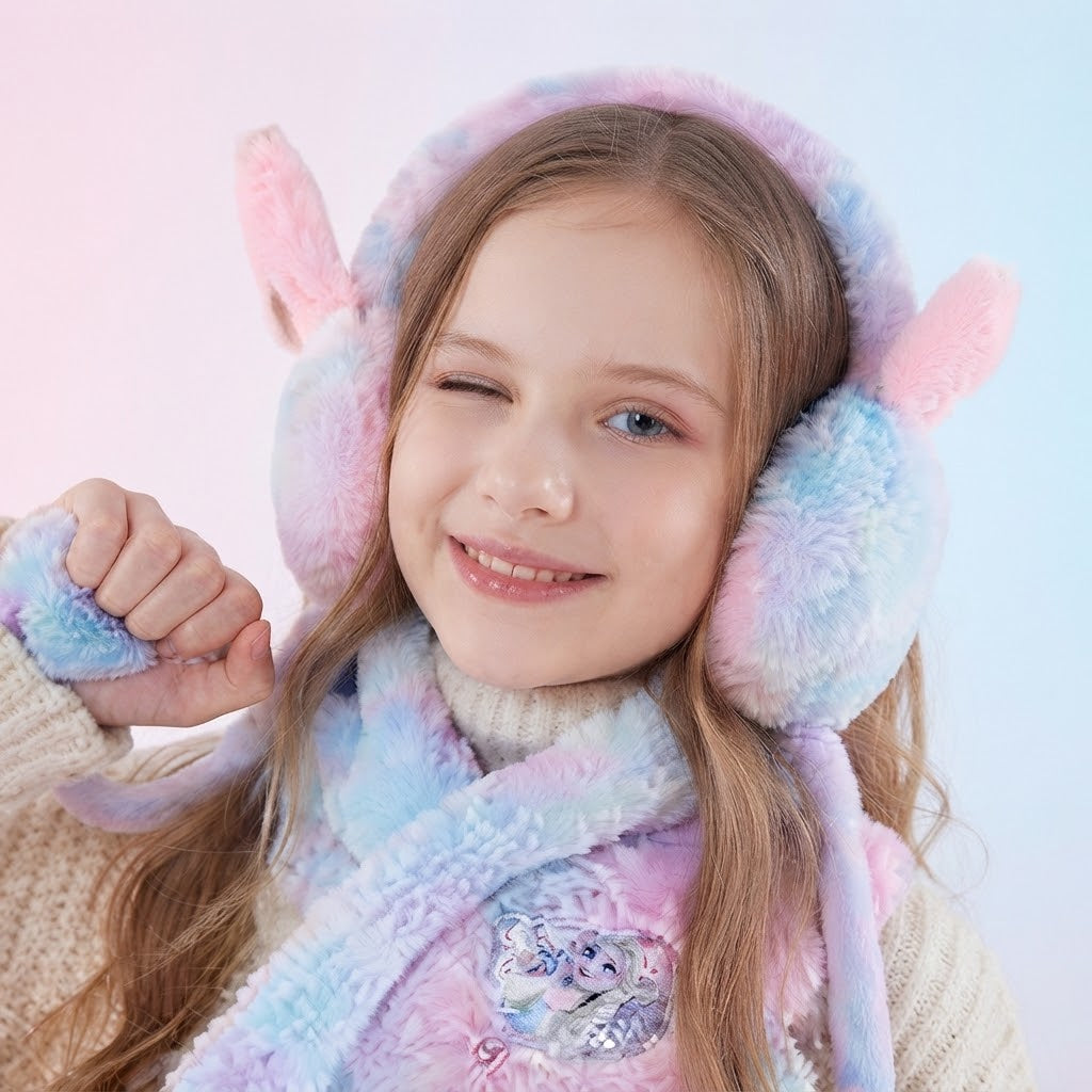 Soft Plush Bunny Winter Earmuffs