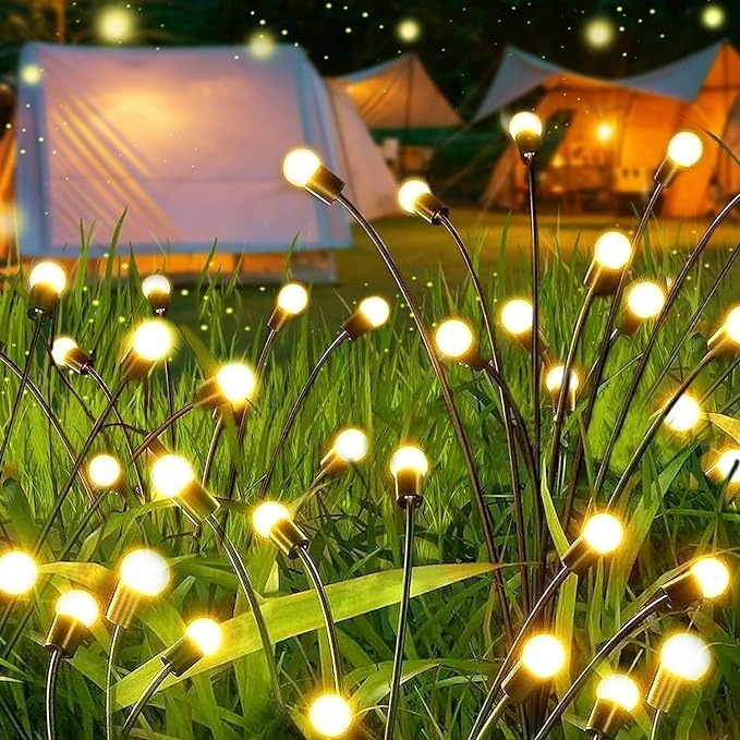 Garden Solar Powered Firefly Lights, Waterproof